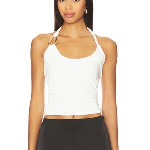 SNDYS Ash Tank Top in White